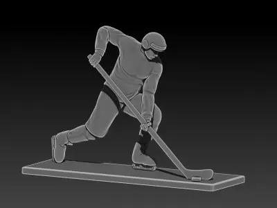 Figure skater 3D print model