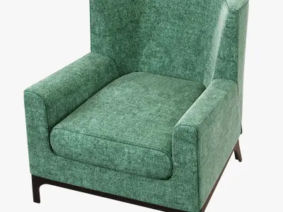 COLE CHAIR BY AMERICAN LEATHER 3D model