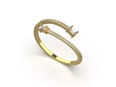  ring code 348 3D print model