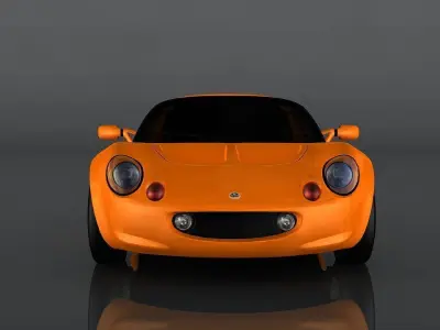 Lotus Elise 1999  Low-poly 3D model