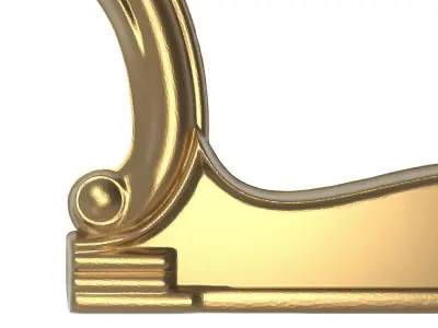 carved frame 3D model 23