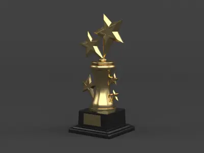 Trophy Cups 3D model 121