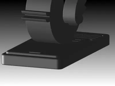 twetter on phone Free 3D model