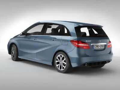 Mercedes Benz B Class 2012 3D model