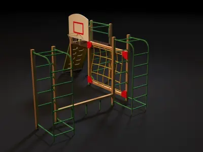Sports complex 9 3D model