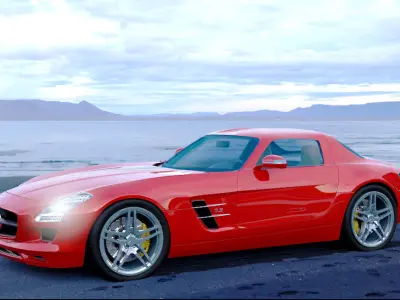 Mercedes Benz SLS 3D model