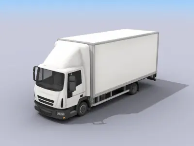 Cars and Trucks collection Low-poly 3D model