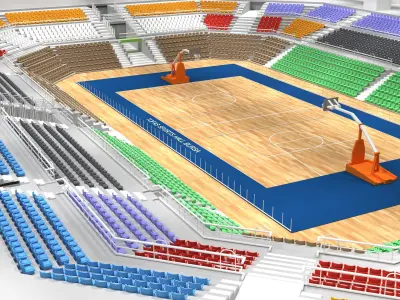 sports arena  3D model