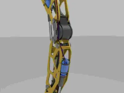 Robot Foot Free 3D model