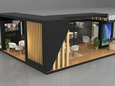 kiosk design 3D model