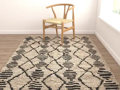 Rugs No 185 Low-poly 3D model