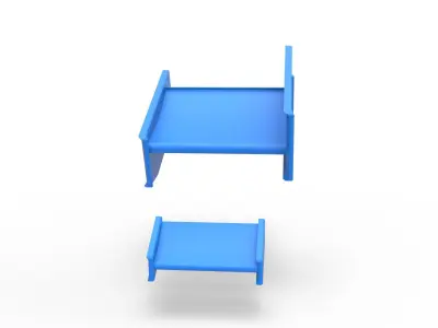 Wings of 600 Micro sprint car Scale 1 to 25 3D print model