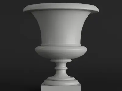 Classic vase set 1 3D model