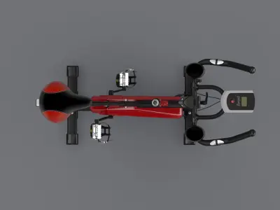 Fitness Bike 3D model