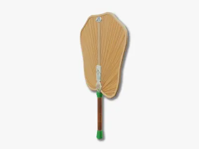 Hand fan Low-poly 3D model