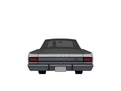 DODGE CHARGER RT 1967 Low-poly 3D model