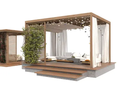 Pergolas Collection list of doors 3D model