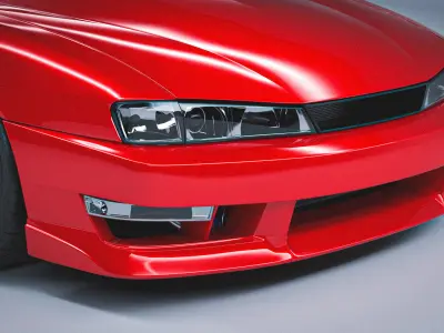 Nissan 240sx Silvia S14 3D model