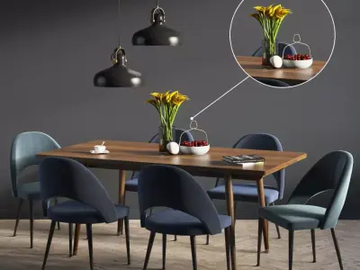 Dinning Set 03 3D model