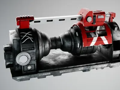 Spacecraft machinery Game Assets item7 3D model