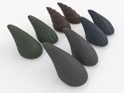 Small Devil Horns Bundle - Judith 3D print model