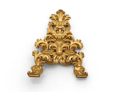 carved classic decorative ornament cnc 3d printing stl 04 3D model