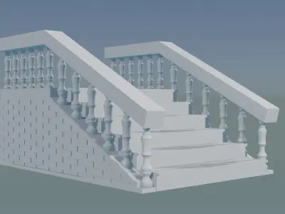 Modern Staircase Design 3D print model