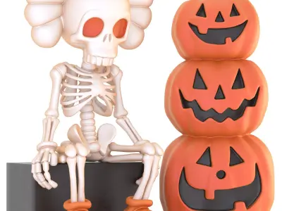 Halloween decoration 3D model