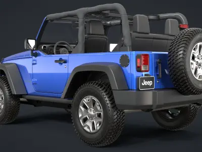 Jeep Wrangler JK 3D model