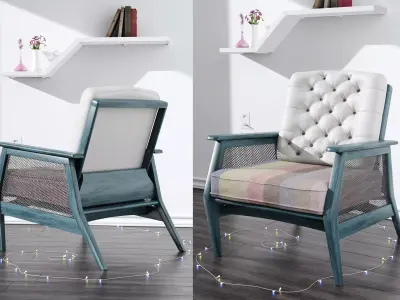 ARMCHAIR For Indoor And Outdoor Environments - 3D model