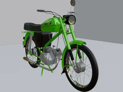 Classical Polish motorbike Romet ogar 205 3D model