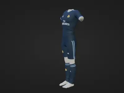 Real Madrid Sportwear Low-poly 3D model