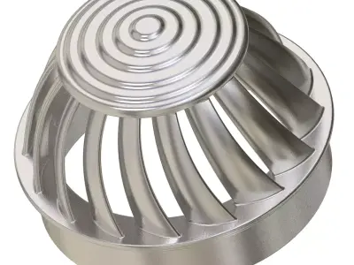 Turbine Roof Ventilator 3D print model