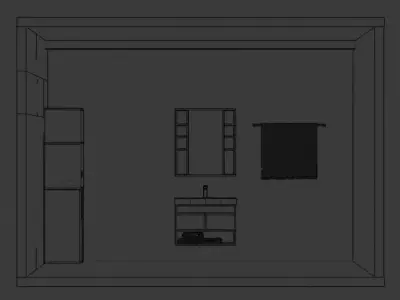 Bathroom Scene  Free 3D model