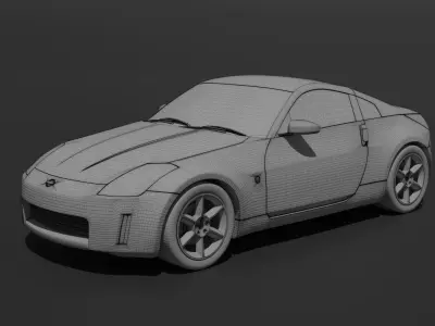 Nissan 350Z 3D print model