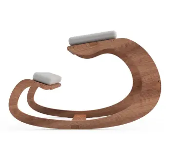 Ergonomic Kneeling Chair  Low-poly 3D model