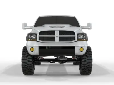 Dodge Ram 2500 2008 4x4 3D model