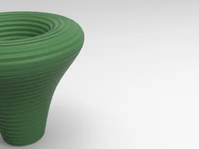 Kolq Vase Low-poly 3D model