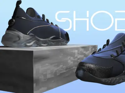 sport shoes 3D model