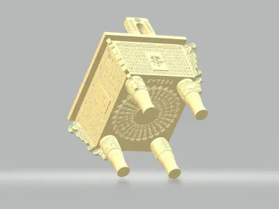 Chinese Ding Furnace Incense 3D print model