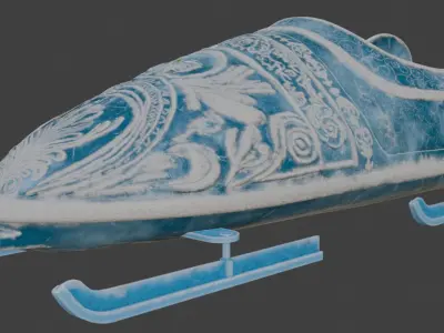 Bobsled 3D model