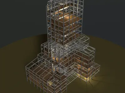 Industrial tower 24i01 3D model