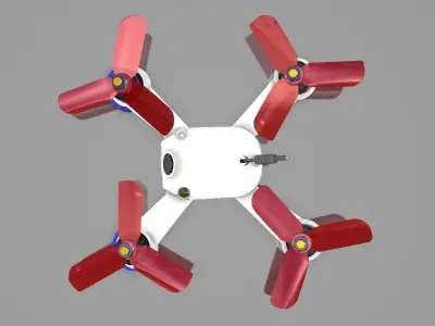 3D135 - Racing quadcopter 135mm 3D print model