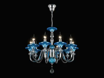 699104 Azzurro Osgona Chandelier 3D model