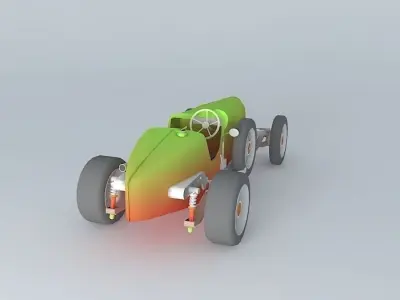 Bugatti 35B modified Free 3D model