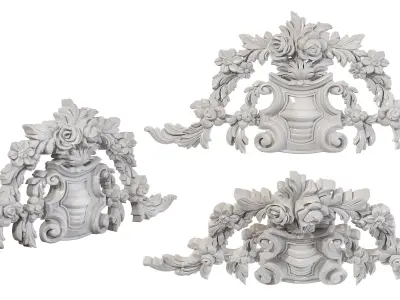 Classic carved 177 3D model