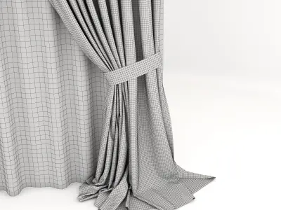 curtains classic 3D model
