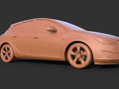 Opel Astra 3D print model