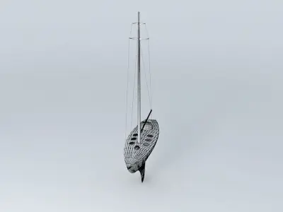 Coque Inn a Arzal Free 3D model