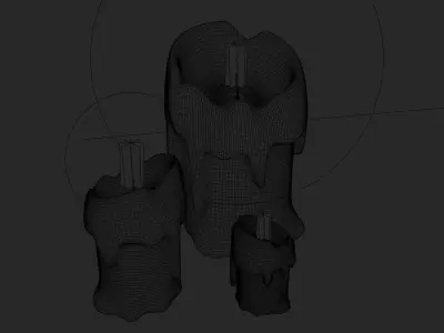 Game-Ready Candle Low-poly 3D model
